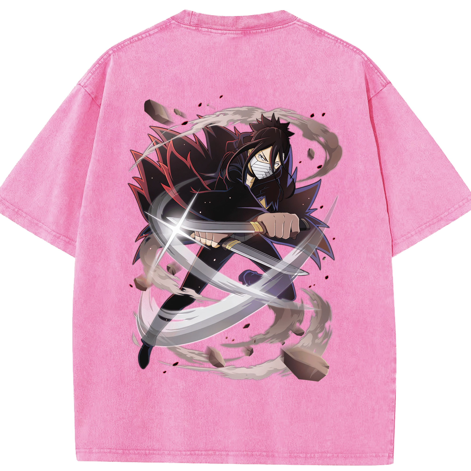 （画像用） 文豪ストレイドッグス Bungo Stray Dogs 綿100% ヴィンテージ風 半袖Tシャツ（背面プリント）
